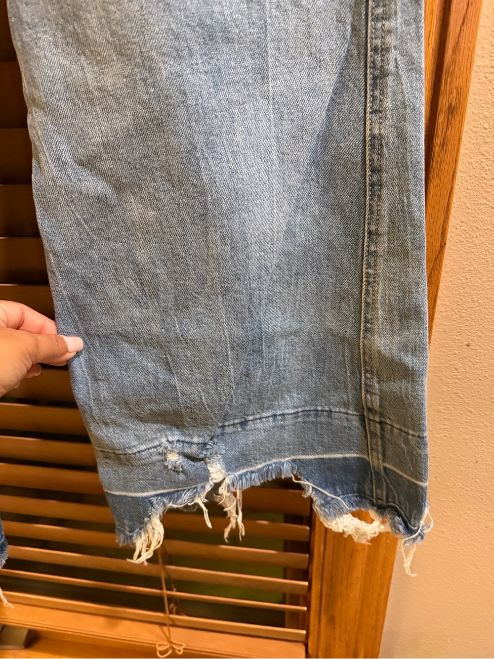 Light Blue High-Rise FlaredJeans - Women's Denim - Picture 4 of 7